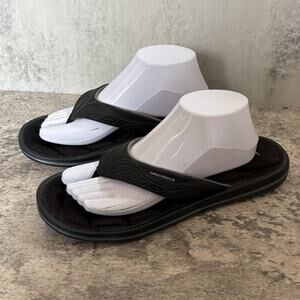 New Balance Klone Lab Jojo Black Cushioned Thong Flip Flop Sandals PHW6043 Sz 11